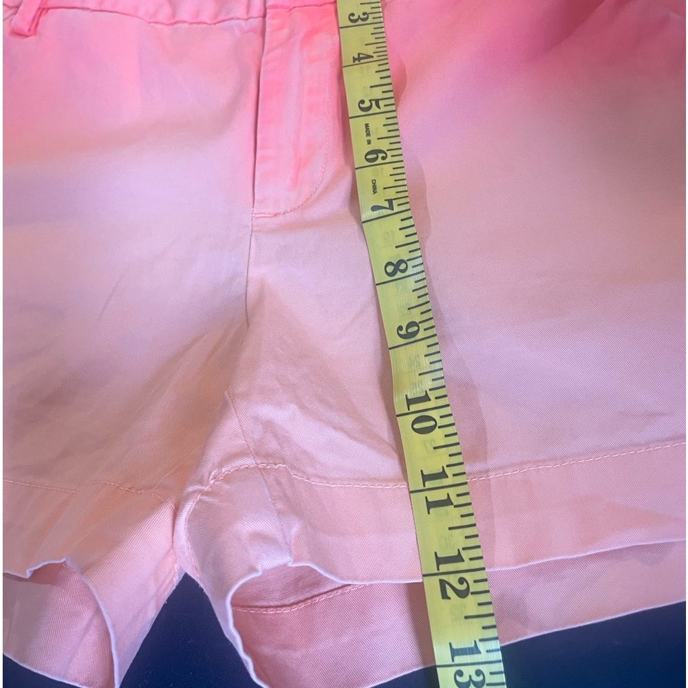 Gap Neon Orange Ombre shorts, size 4
Flat Front; Zipper Fly closure, pockets - Picture 4 of 9